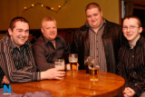 Gerry McGuigan, James Hughes, Chris Gaskin and Michal Boyle from Dromintee. - Night Out Quayside Inn February 2008