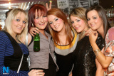 Erin Campbell, Tara McGivern, Sinead McDevitt, Amy Kehoe and Stephanie Hillen from Warrenpoint. - Night out Square Peg Warrenpoint Feb 2008