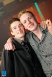 Peter O'Reilly and Shane White from Cooley. - Night out Square Peg Warrenpoint Feb 2008
