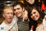 Miheal Lester, Paul Traynor and Laura McShane from Warrenpoint. - Night out Square Peg Warrenpoint Feb 2008