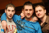 Aaron Harty, Luke McCann and Paul Fleming, Rostrevor. - Night out Square Peg Warrenpoint Feb 2008