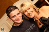 Christopher Mathers and his mother Margaret, Newry. - Night out Brass Monkey September 2008