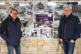 Councillor's Gary Stokes and Michael Savage pictured at the launch. - Opening of Newry Through the Years Subway Gallery