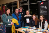 Heather, Timothy and Benjamin Ervine, Rathfriland and Aliya Pomybo, Cliodhna Anderson and Eimear Hunter, ABP on the ABP stand at the SRC Big Apprenticeship Event at Southern Regional College in Newry. Photograph: Columba O'Hare/ Newry.ie  - SRC Big Apprenticeship 2023