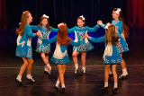 Dancers from McFee School of Irish Dance performing at the Pumps and Brogues Concert at Newry Town Hall. The evening of Scottish Highland Dancing and Irish Dancing was part of Newry Arts Festival. - Newry Arts Festival 2023