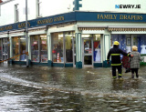 A wet Newry on 1st February 2002. Photograph: Columba O'Hare/ Newry.ie - Floods newry 1 February 2002