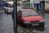 A wet Newry on 1st February 2002. Photograph: Columba O'Hare/ Newry.ie - Floods newry 1 February 2002