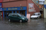 A wet Newry on 1st February 2002. Photograph: Columba O'Hare/ Newry.ie - Floods newry 1 February 2002