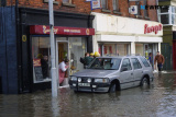 A wet Newry on 1st February 2002. Photograph: Columba O'Hare/ Newry.ie - Floods newry 1 February 2002