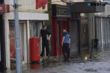 A wet Newry on 1st February 2002. Photograph: Columba O'Hare/ Newry.ie - Floods newry 1 February 2002