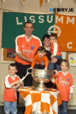 Sam Maguire visits Lissummon GAC on the 18th of January 2003 after Armagh's great victory in 2002. Photograph: Columba O'Hare/ Newry.ie - Sam Maguire visits Lissummon January 2003