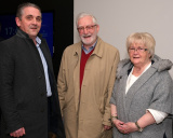 Ian Finnegan, ASM Chartered Accountants and Jerome and Margaret Mullen, Rostrevor pictured at the 'Meet the Team' event at the newly refurbished Bank of Ireland branch, Newry on Thursday 26 January 2023. Photograph: Columba O'Hare/ Newry.ie - Bank of Ireland Newry refurbishment