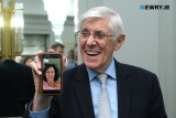 A virtual guest at the Jack Murphy Jewellers 50th Celebrations. Photograph: Columba O'Hare/ Newry.ie - Jack Murphy Jewellers 50th Anniversary 2022