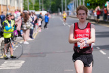 Conal McGinley, City of Derry Spartans was second man home in the Newry 10k. - Newry Half Marathon and 10k 2022
