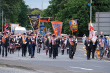 The 2022 Twelfth of July parade in Newry. Photograph: Columba O'Hare/ Newry.ie - Twelfth July Parade Newry 2022