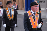 The 2022 Twelfth of July parade in Newry. Photograph: Columba O'Hare/ Newry.ie - Twelfth July Parade Newry 2022