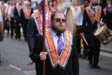 The 2022 Twelfth of July parade in Newry. Photograph: Columba O'Hare/ Newry.ie - Twelfth July Parade Newry 2022
