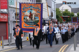 The 2022 Twelfth of July parade in Newry. Photograph: Columba O'Hare/ Newry.ie - Twelfth July Parade Newry 2022