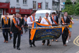The 2022 Twelfth of July parade in Newry. Photograph: Columba O'Hare/ Newry.ie - Twelfth July Parade Newry 2022