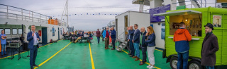 Pictured at the Carlingford Lough Cross-Border Business Cruise between Greenore and Greencastle. Photograph: Colum Lynch  - Carlingford Lough Cross Border Business Cruise 2022