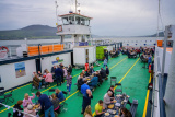 Pictured at the Carlingford Lough Cross-Border Business Cruise between Greenore and Greencastle. Photograph: Colum Lynch  - Carlingford Lough Cross Border Business Cruise 2022