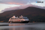 Azamara Pursuit sails up Carlingford Lough  to dock in Warrenpoint Port, the largest cruise ship to ever dock there. Photograph: Columba O'Hare/ Newry.ie - Azamara Pursuit arrives in Warrenpoint