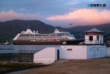 Azamara Pursuit sails up Carlingford Lough  to dock in Warrenpoint Port, the largest cruise ship to ever dock there. Photograph: Columba O'Hare/ Newry.ie - Azamara Pursuit arrives in Warrenpoint