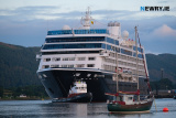 Azamara Pursuit sails up Carlingford Lough  to dock in Warrenpoint Port, the largest cruise ship to ever dock there. Photograph: Columba O'Hare/ Newry.ie - Azamara Pursuit arrives in Warrenpoint