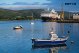 Azamara Pursuit sails up Carlingford Lough  to dock in Warrenpoint Port, the largest cruise ship to ever dock there. Photograph: Columba O'Hare/ Newry.ie - Azamara Pursuit arrives in Warrenpoint