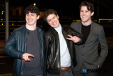 Kevin Nugent (Brian Reavey); Dylan Llewellyn (Anthony Reavey) and Niall McNamee, (John-Martin Reavey) arriving at the Premiere of Reavey Brothers film in the Canal Court in Newry. Photograph: Columba O'Hare/ Newry.ie - Reavey Brothers Premiere