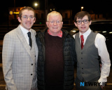 Eddie Heaney with sons Paddy and Neil at the Premiere of Reavey Brothers film in the Canal Court in Newry. Photograph: Columba O'Hare/ Newry.ie - Reavey Brothers Premiere