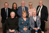 Members of the Reavey family at the Premiere of Reavey Brothers film in the Canal Court in Newry. Included from left are: Paul, Frank, Coleen, Eugene, Kathleen, Eileen, Seamus and Oliver. Photograph: Columba O'Hare/ Newry.ie - Reavey Brothers Premiere