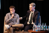Writer Jordi Estapé Montserrat speaking at the Premiere of Reavey Brothers film in the Canal Court in Newry. Photograph: Columba O'Hare/ Newry.ie - Reavey Brothers Premiere