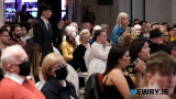 Noelle McAlinden talking to the cast at the Premiere of Reavey Brothers film in the Canal Court in Newry. Photograph: Columba O'Hare/ Newry.ie - Reavey Brothers Premiere