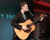 Cathal Murphy singing the theme tune of Reavey Brothers at the Premiere. Photograph: Columba O'Hare/ Newry.ie - Reavey Brothers Premiere