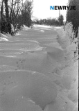 The big snow of January 1982 at Mavemacullen, Eleven Lane Ends, Tandragee. Photograph: Columba O'Hare/ Newry.ie - The Big Snow of January 8 1982