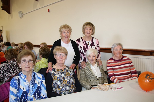 Ladies from Warrenpoint Women's Group attend the Afternoon Tea Dance. 