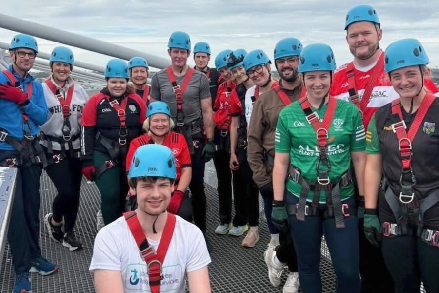 The team of abseilers who raised an incredible £20,000 for Evora Hospice