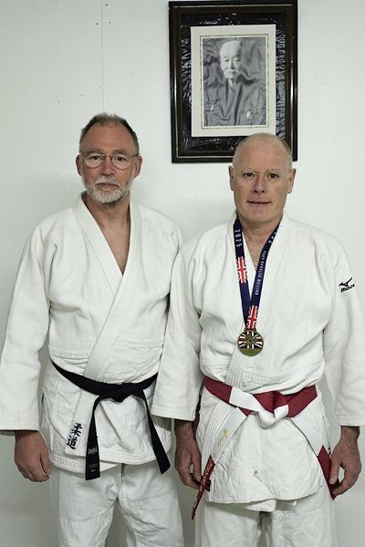 Dermot McCaul and Paul Mc Conville (with medal)