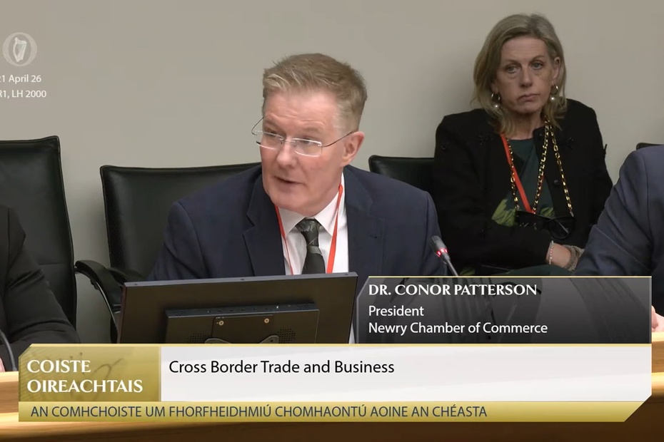 Chamber President speaking to the Oireachtas Committee on the Implementation of the Good Friday Agreement 