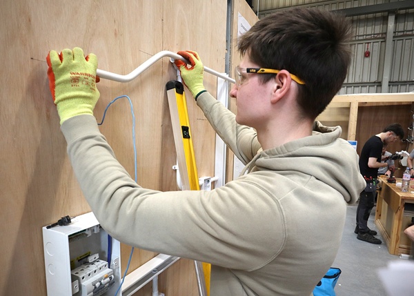 Electrical Installation apprentice Jack Sterritt from Markethill who finished in the top 3 at the Northern Ireland Regional SkillBuild competition held at SRC’s Greenbank campus.