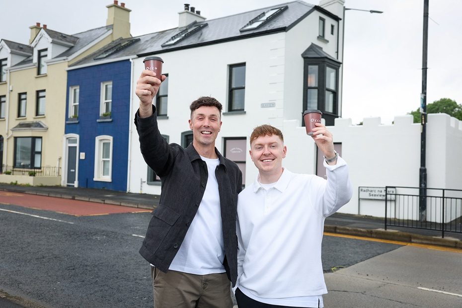 One of Warrenpoint’s most recognisable buildings will begin a new chapter when OCCO Coffee House opens its doors on Thursday following a £325,000 investment and the creation of 13 new jobs. Pictured at the announcement are OCCO founders, Neil Cole and Gareth O’Connor.