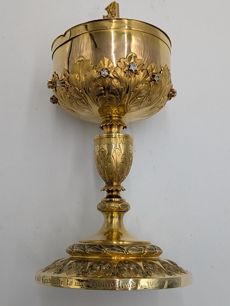 One of the Irish gold ciboriums