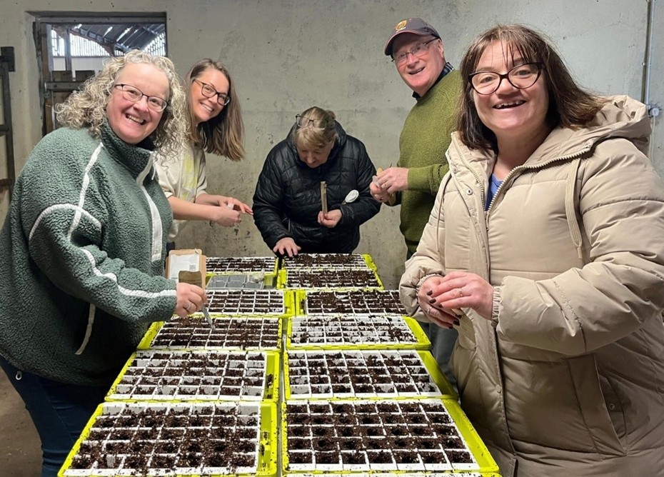 Darragh Cross Community Growers received a Live Here Love Here small grant in 2025 to plant pollinator-friendly bulbs and wildflowers in the village.
