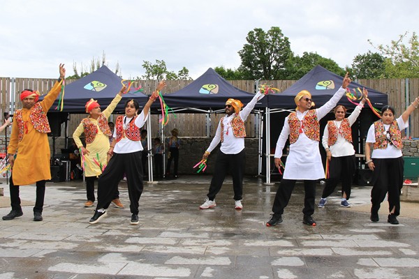 The Indian Art Club brought colour and culture to the Forest Feasts and Woodland Beats celebration in Slieve Gullion Forest Park organised by Slieve Gullion District Electoral Area (DEA) Forum in partnership with Clanrye Group.
