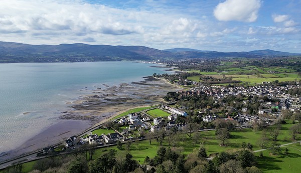 A view of Carlingford Lough from Slieve Foye.