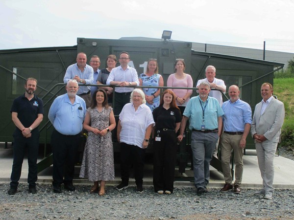 Visitors to Resonate Testing for the launch of their new new Thermal Vacuum (TVAC) testing capability