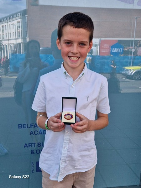 Dáithí McCann Dáithí MacCana took first in the Under 12 English Singing (Men) for An Bonnán Buí CCE