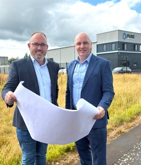 Patrick Cunningham. left,  Contracts Director WSI and Conor McKeown, Commercial Director, WSI.