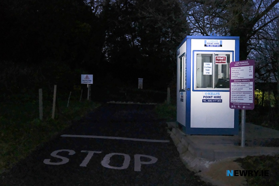 The current payment system at Slieve Gullion. Photograph: Columba O'Hare/ Newry.ie 